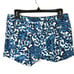 Michael Kors Women's Blue Paisley Chino Shorts Size 2