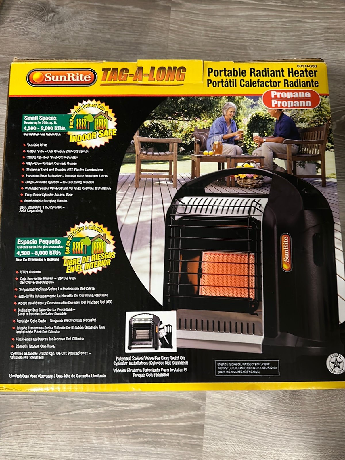 SunRite propane heater