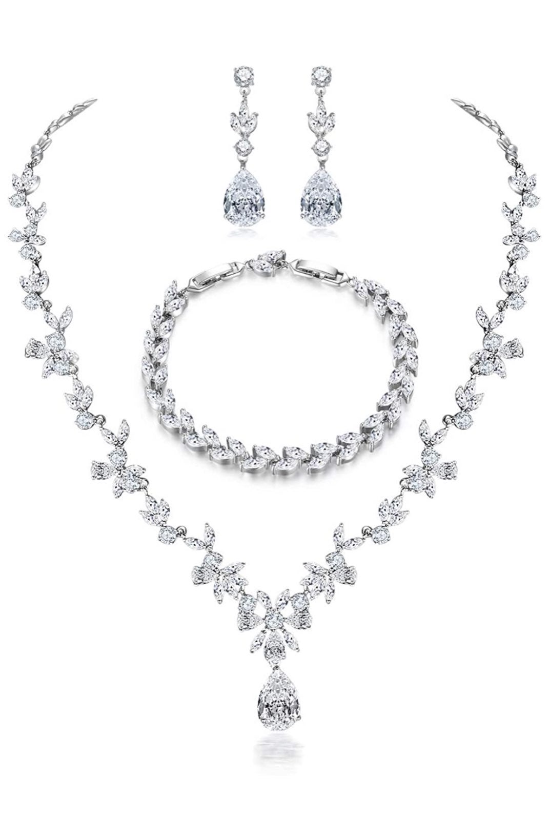 Necklace, Earrings and Bracelet Set
