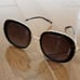 NWT Missoni Women Havana Square Frame Sunglasses Gold Black MIS0034/S 0086