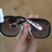NWT Missoni Women Havana Square Frame Sunglasses Gold Black MIS0034/S 0086