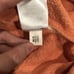 Adidas Women's Ivy Park Shrug Cropped Oversized Hoodie Size M Orange |H62751|