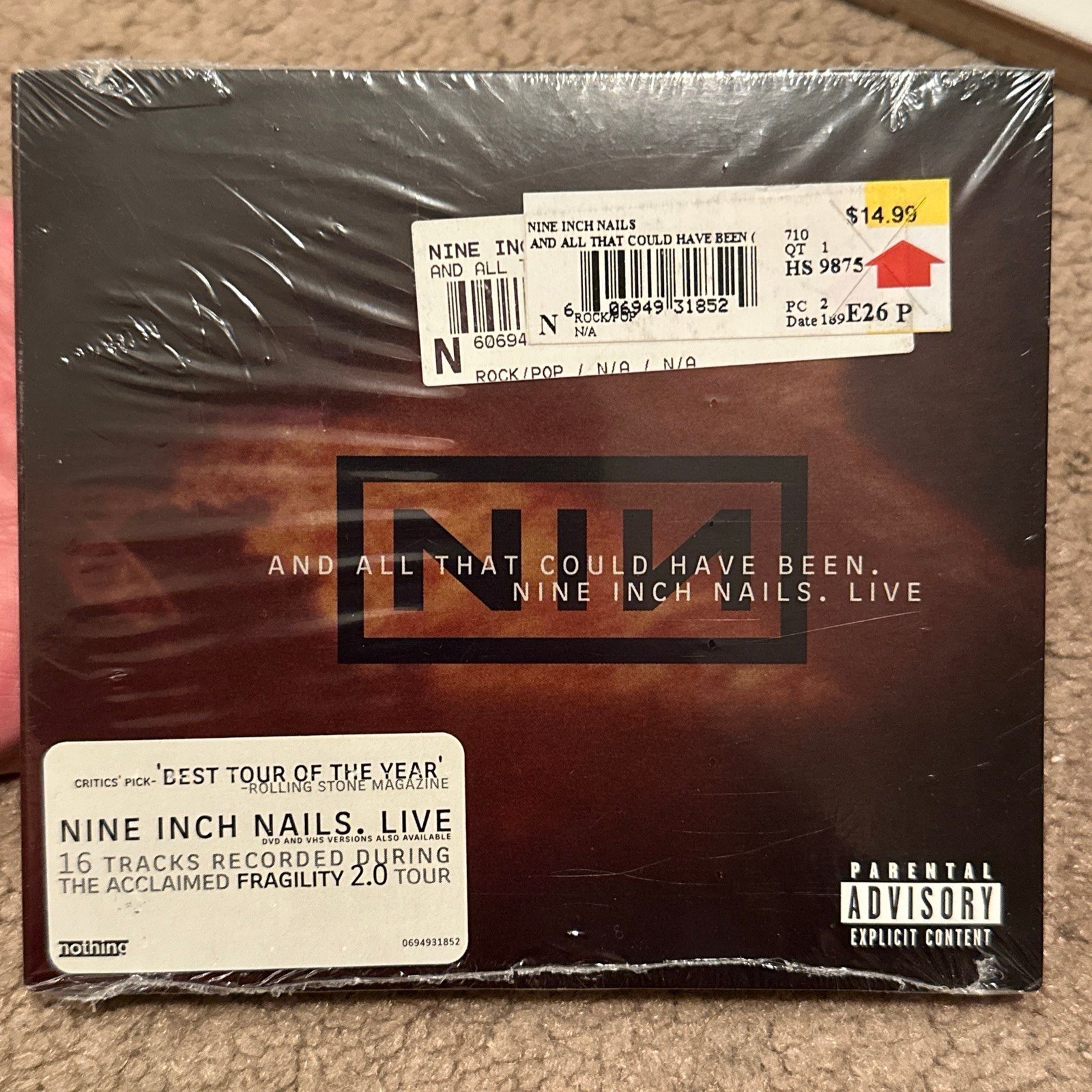 CD Nine Inch Nails And All That Could Have Been Live Factory Sealed