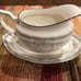 Noritake Rothschild Ivory China Gravy Boat & Underplate