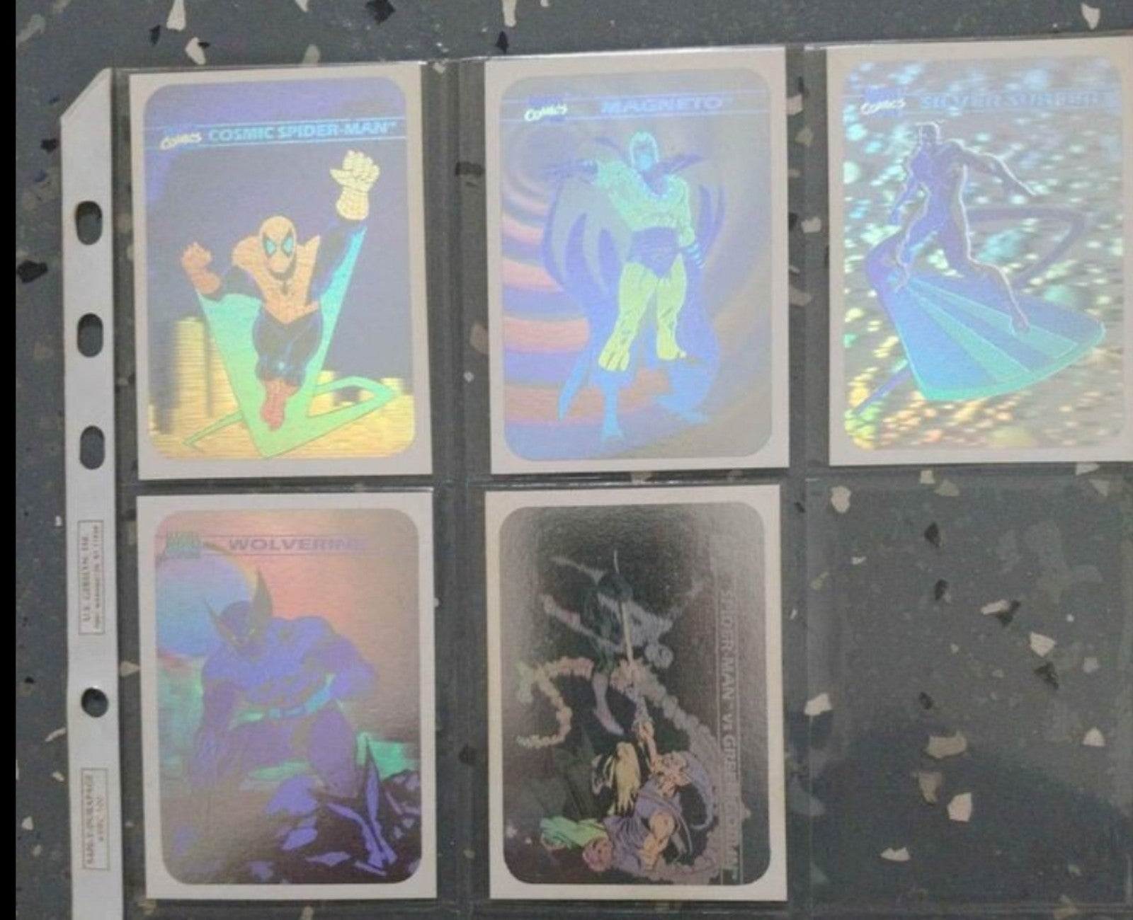 1990 Marvel Series 1 Hologram Set