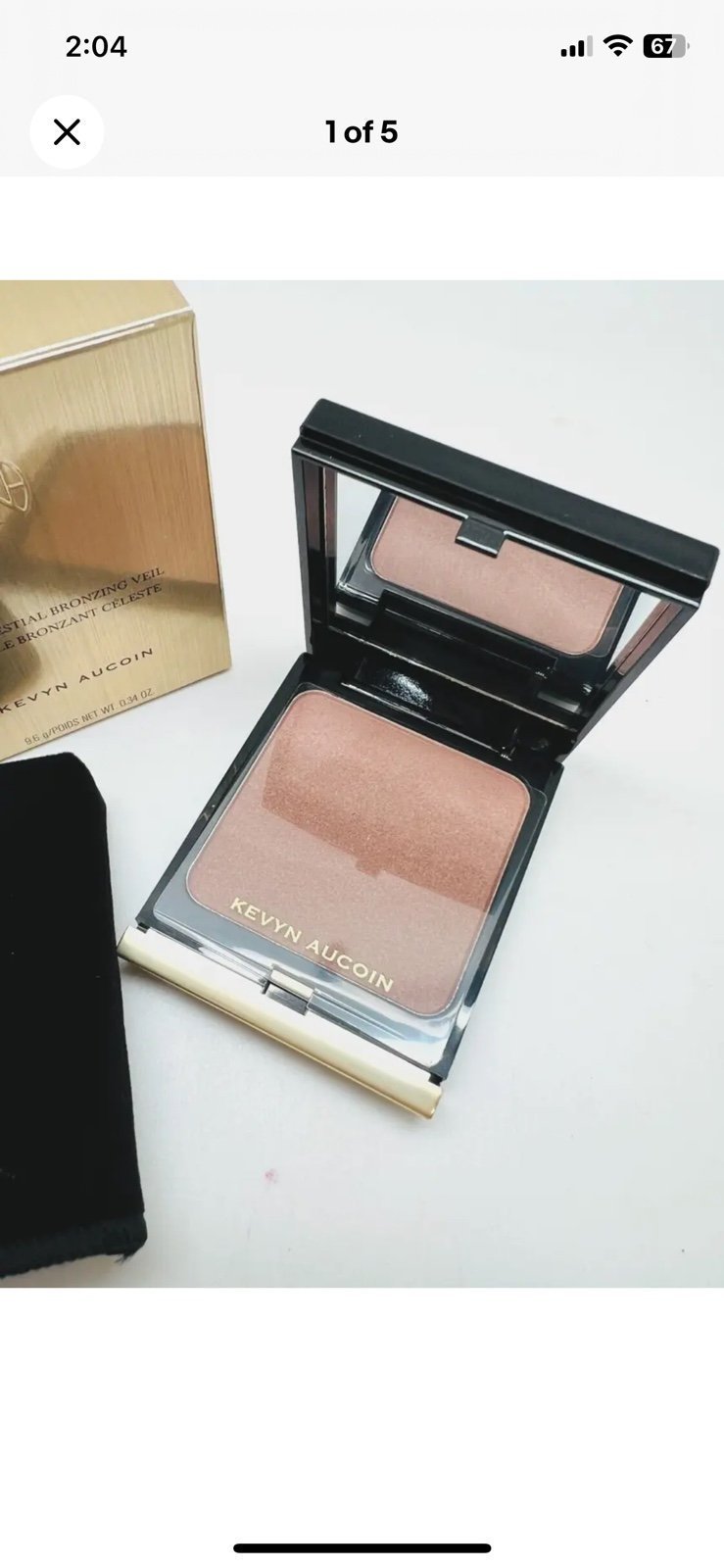 Kevyn Aucoin Bronzer Veil powder #Tropical Nights-0.34oz(NIB)