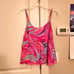 Lilly Pulitzer Graycee Top in Oh My Guava Print Size XS NWT!