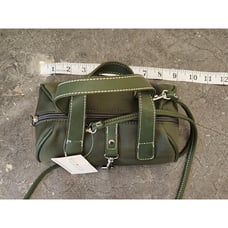 Tommy Hilfiger Runway Satchel Hand Shoulder Bag Olive Green NWT