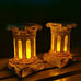Solar Lights Outdoor Decorative Solar Lantern Flickering Flame Solar Lighting