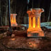 Solar Lights Outdoor Decorative Solar Lantern Flickering Flame Solar Lighting