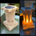 Solar Lights Outdoor Decorative Solar Lantern Flickering Flame Solar Lighting