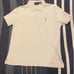 POLO RALPH LAUREN White Polo Shirt Size M
