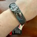 Vintage NOS Designer Merav Bussi Israel Sterling Silver 925 Coin Bangle Bracelet