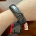Vintage NOS Designer Merav Bussi Israel Sterling Silver 925 Coin Bangle Bracelet