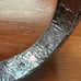 Vintage NOS Designer Merav Bussi Israel Sterling Silver 925 Coin Bangle Bracelet