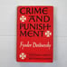 Vintage 1956 Fyodor Dostoevsky Crime and Punishment Random House Book HC DJ EUC