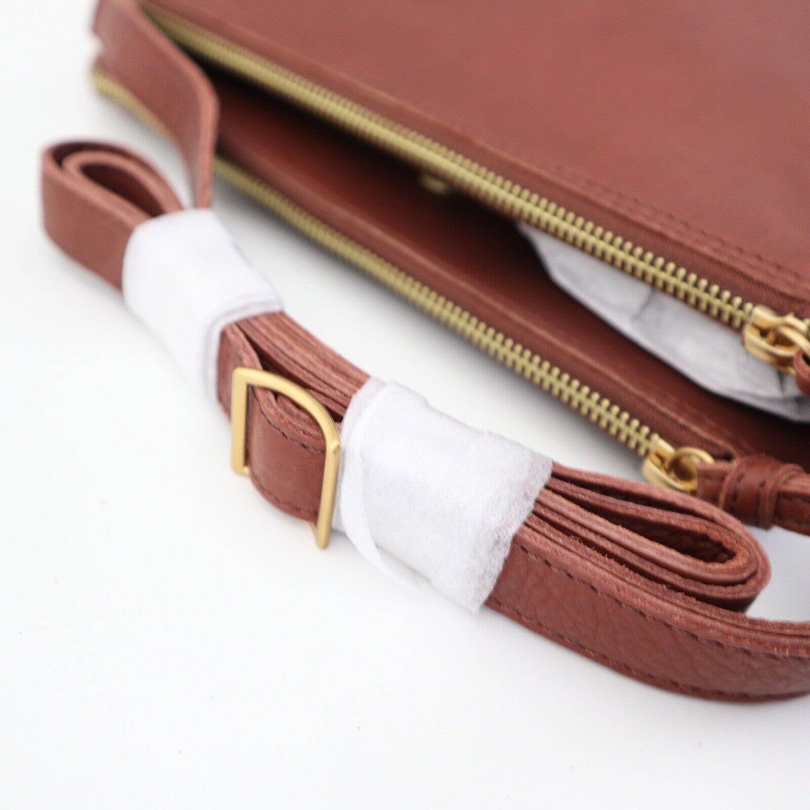 NWT Margot Large Jules selling Brown Genuine Leather Crossbody Purse Brandy