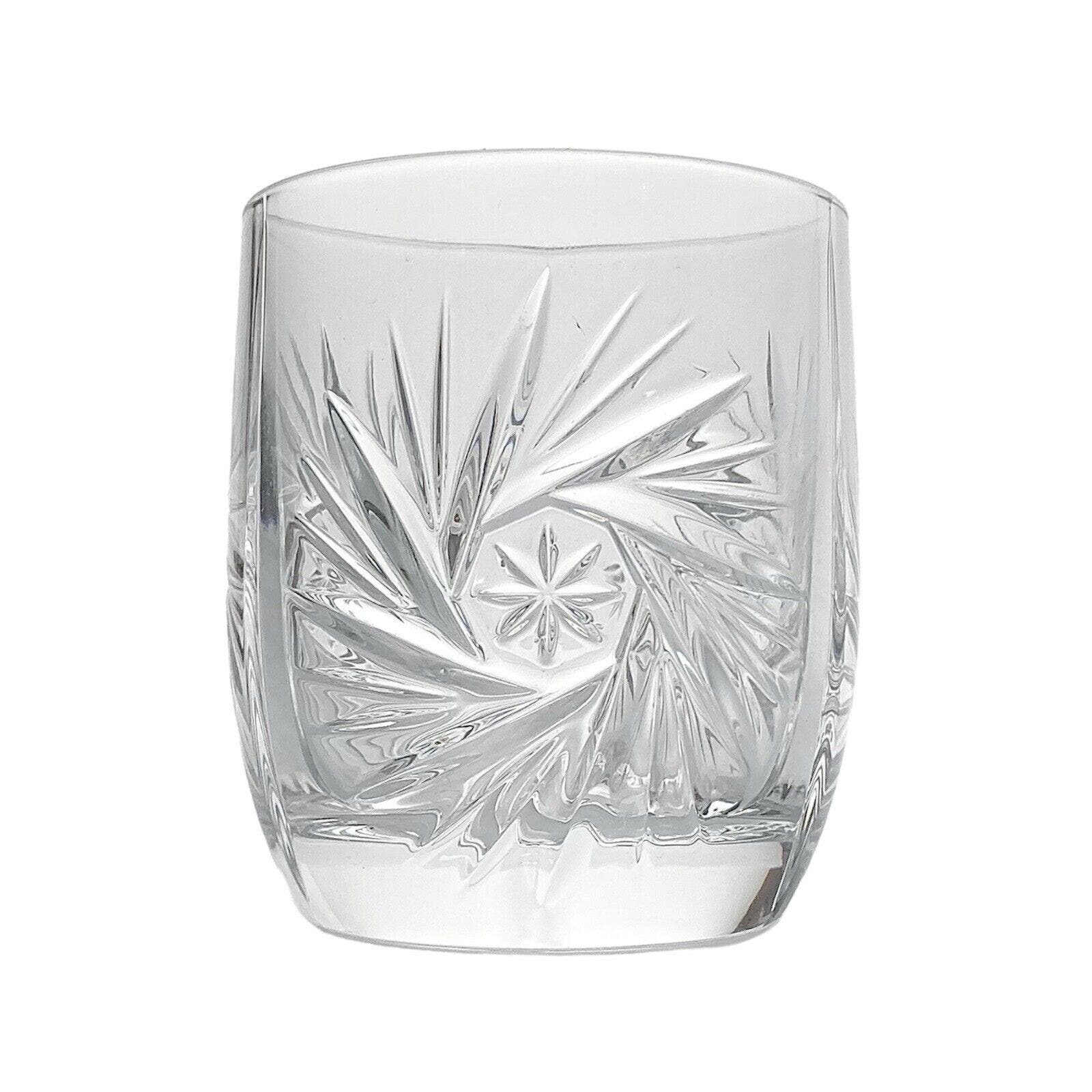 Gorham “Astra” Single Crystal Double Old Fashioned Glass 3 1/2” 10oz