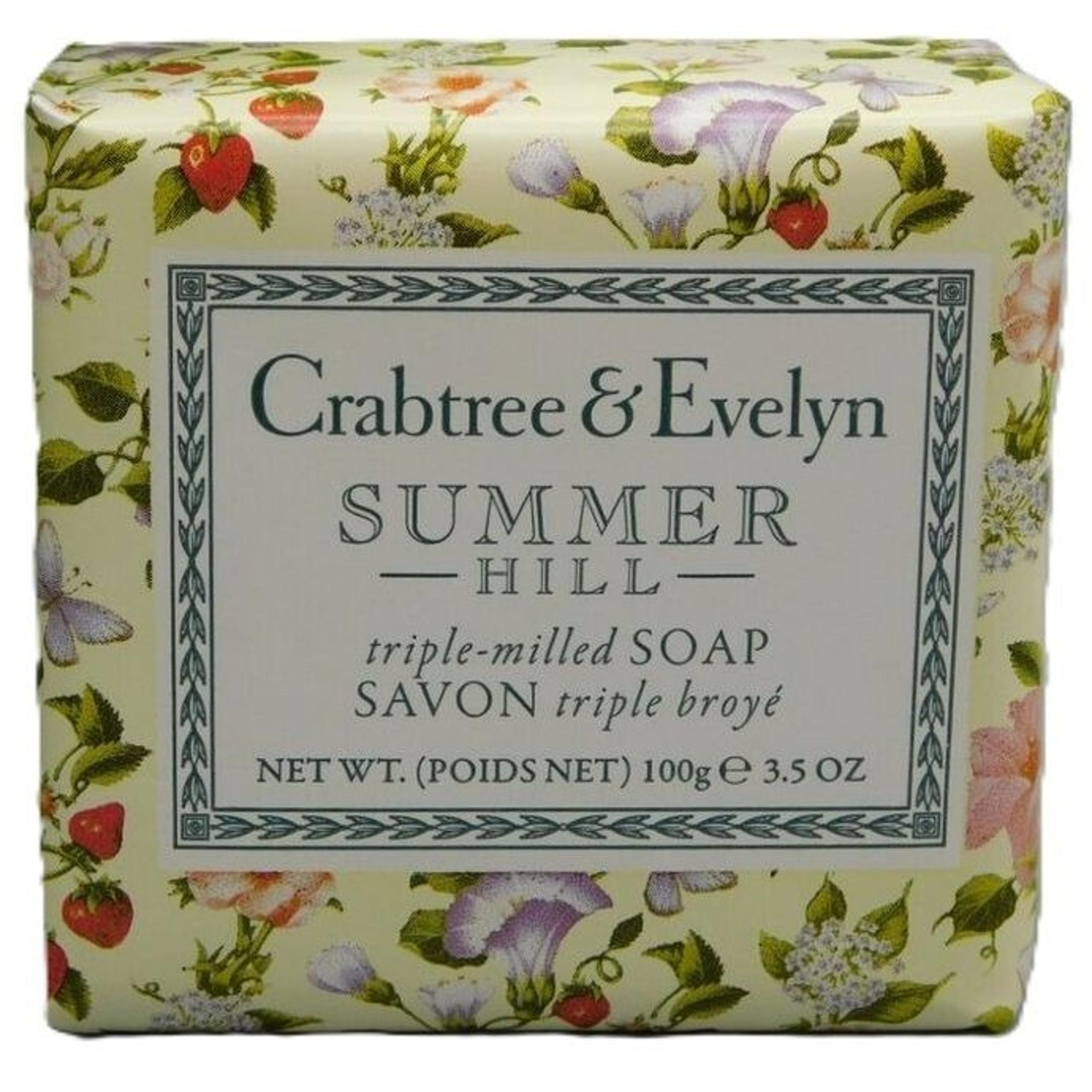 Crabtree & Evelyn Summer Hill Triple Milled Bar Soap 3.5 oz