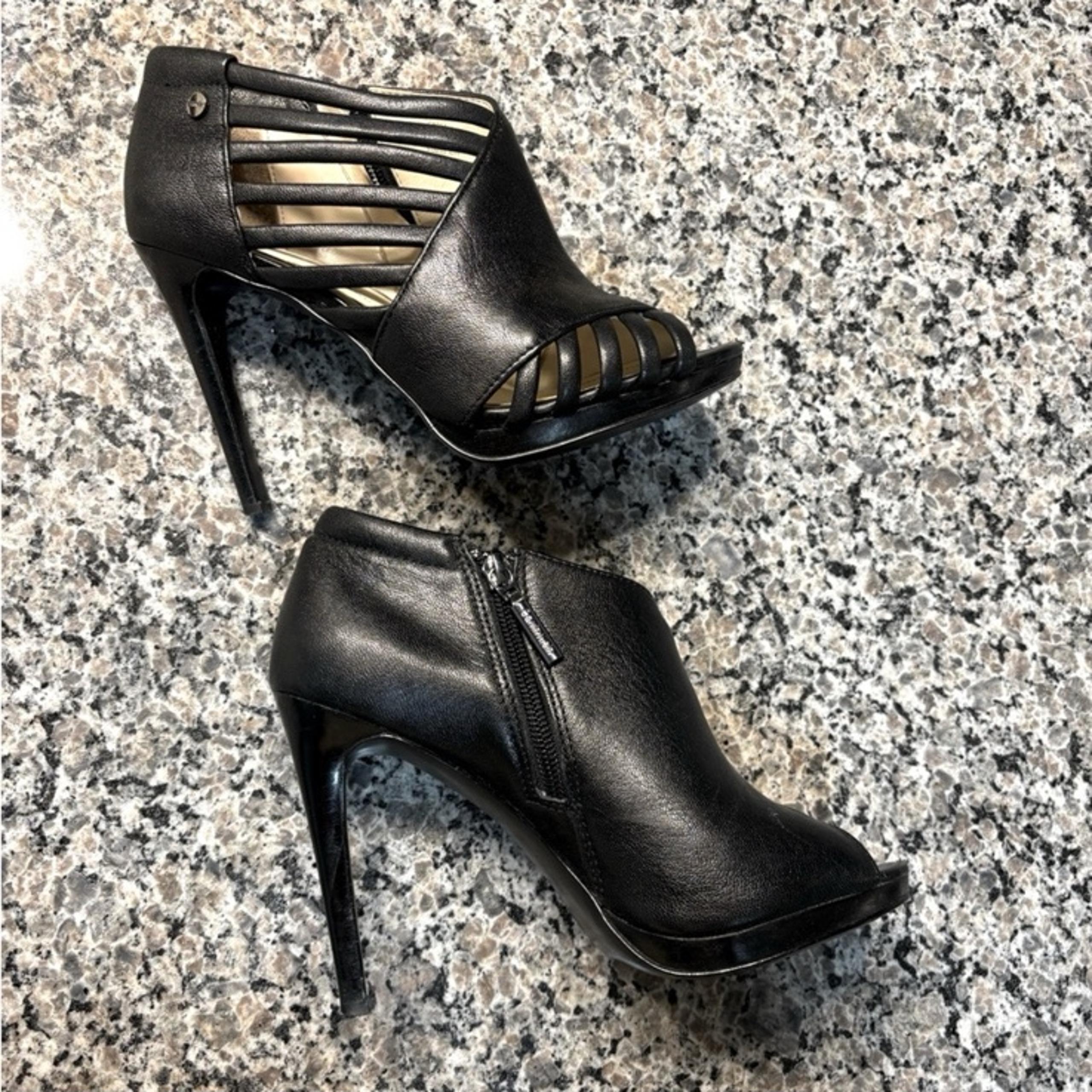 Calvin Klein Peep Toe High Heels