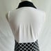 Tail Kayla Golf Dress Wing Collar Mythology Print Black White Sleeveless Size XS