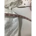 BRIDAL 22W Plus White Embroidered Illusion hort Sleeve Belted Midi Dress NEW R2