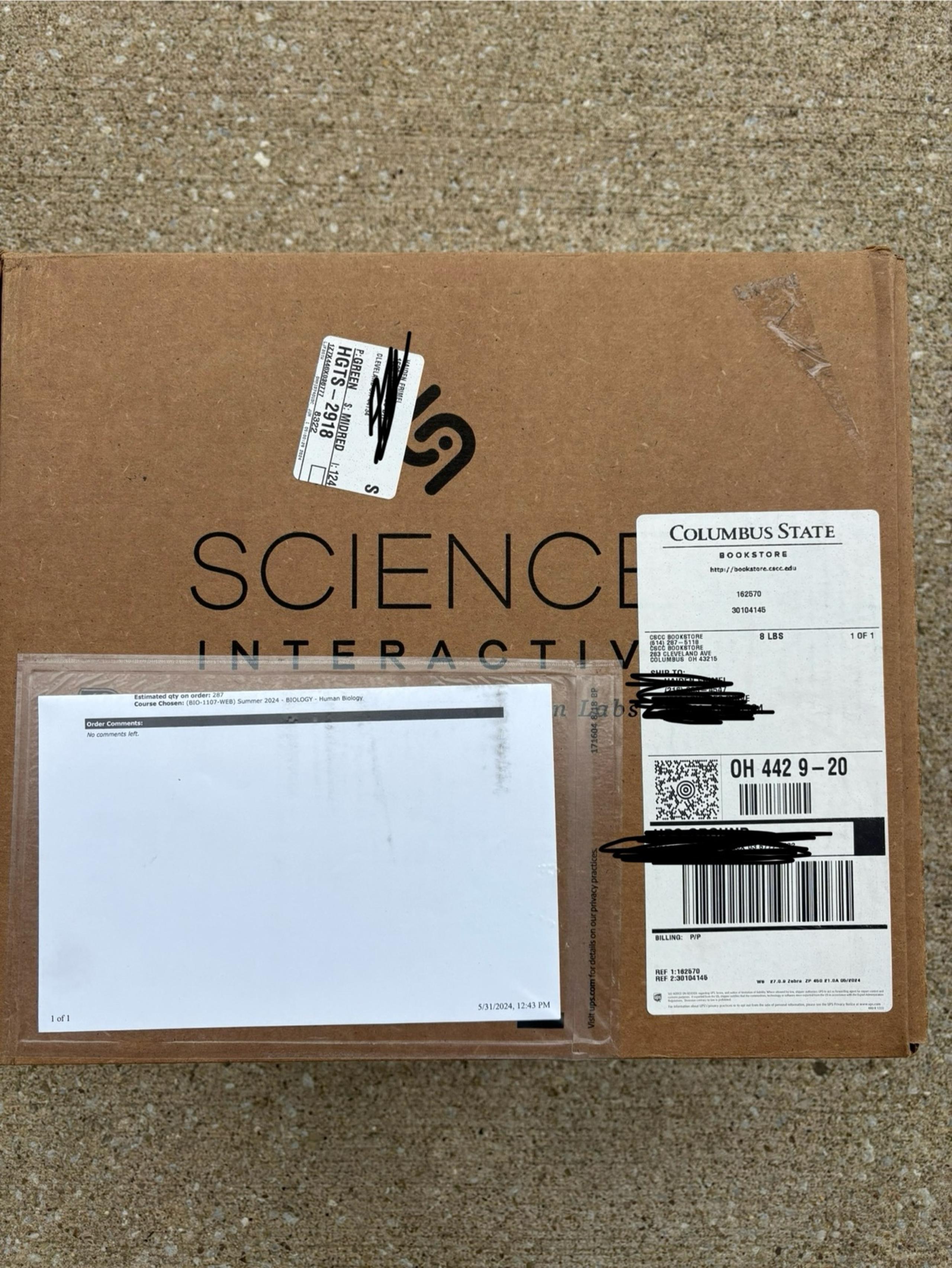 Science Interactive Lab Kit Brand New Needed for a class but never used.