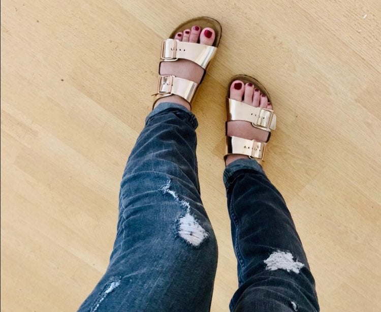 Birkenstock waxy leather 38