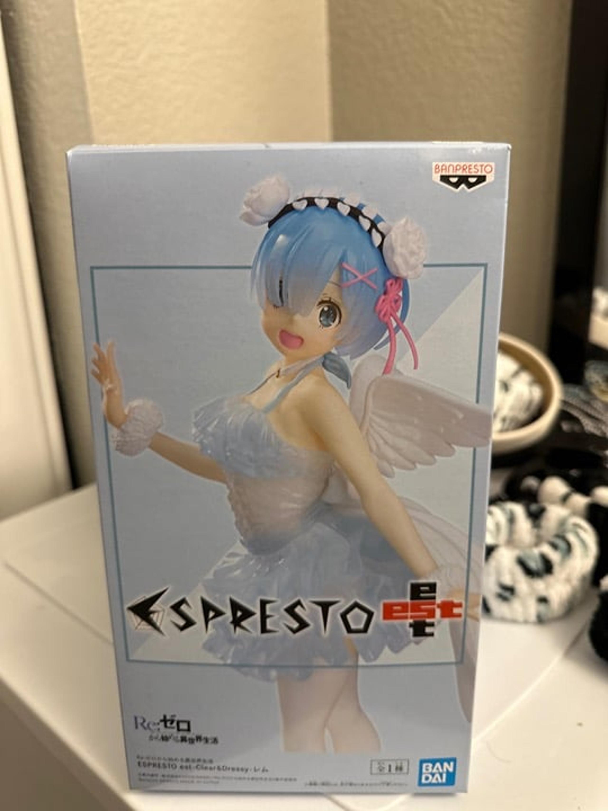 Re:Zero Rem Clear & Dressy Angel ver. Espresto figure