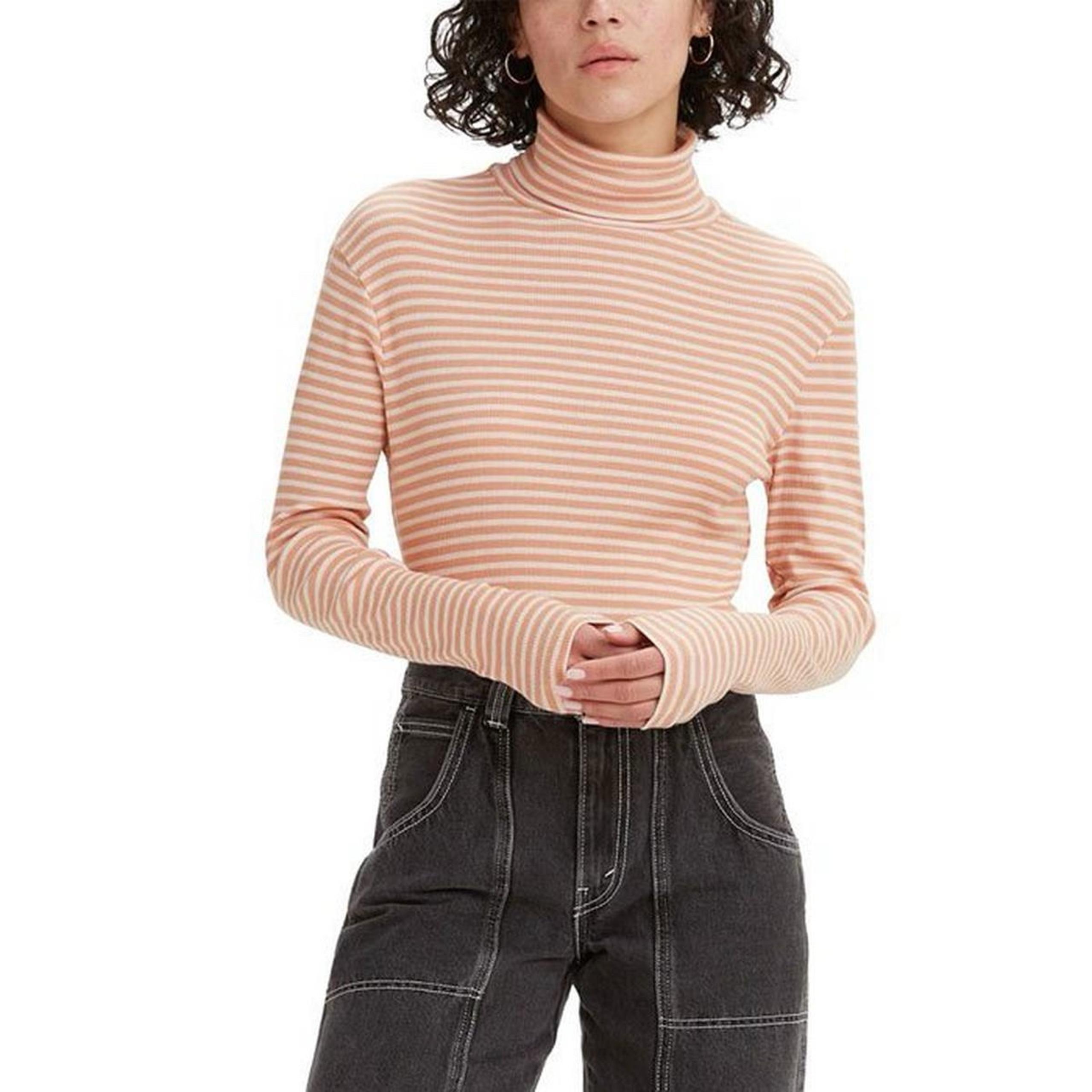 Levi's Moon Rib Turtleneck Top