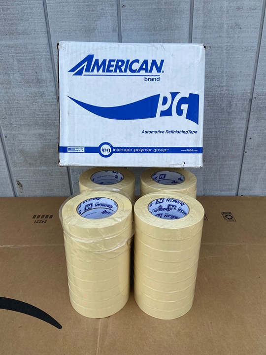 NEW IPG American Premium Grade Automotive Masking Tape .94 x 60 yd Tan 36pack