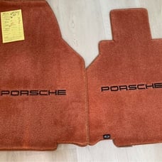 Authentic PORSCHE BOXSTER RED FLOOR MATS - BRAND NEW -NEVER USED