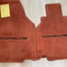 Authentic PORSCHE BOXSTER RED FLOOR MATS - BRAND NEW -NEVER USED