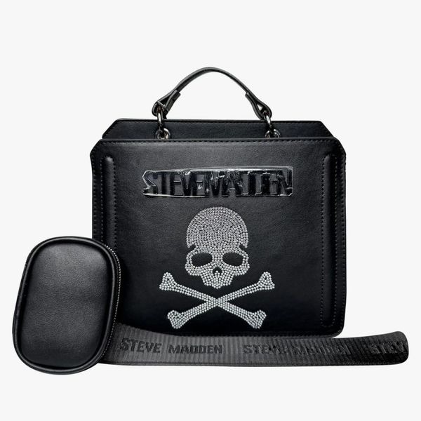 Steve Madden BEvelyn Rhinestone Skull Crossbody Bag