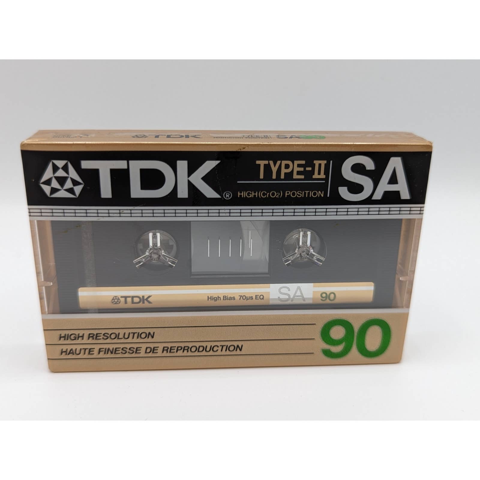 VINTAGE TDK SA BLANK CASSETTE TAPE