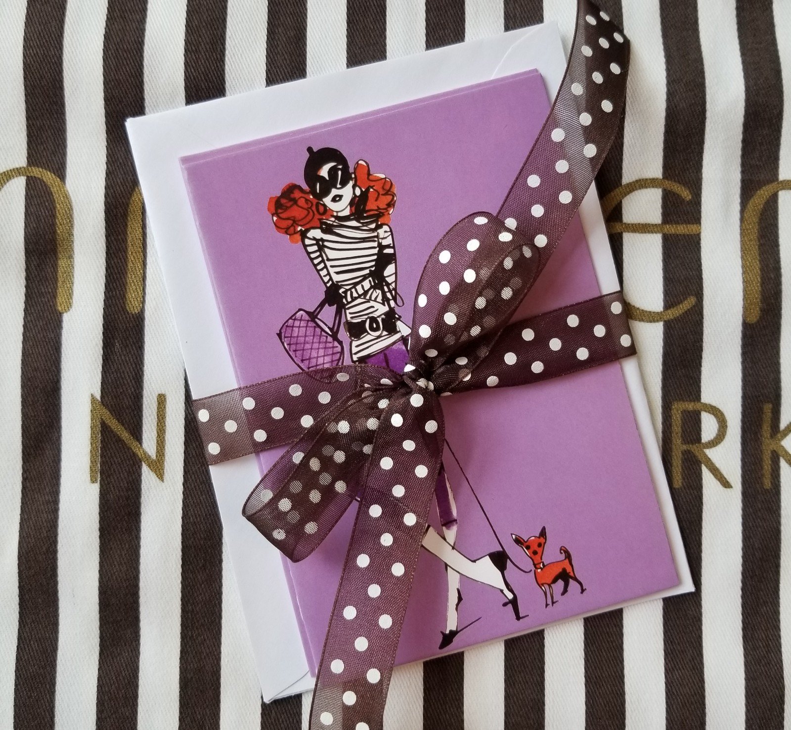 Henri Bendel Illustrator Izak Zenou Bendel Girl Notecards and Envelope Set