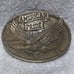 Montana Silversmiths American Pride Flying Eagle Belt Buckle Great Vintage Shape