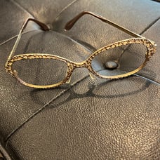 12 k gold vintage eye glasses without the lens