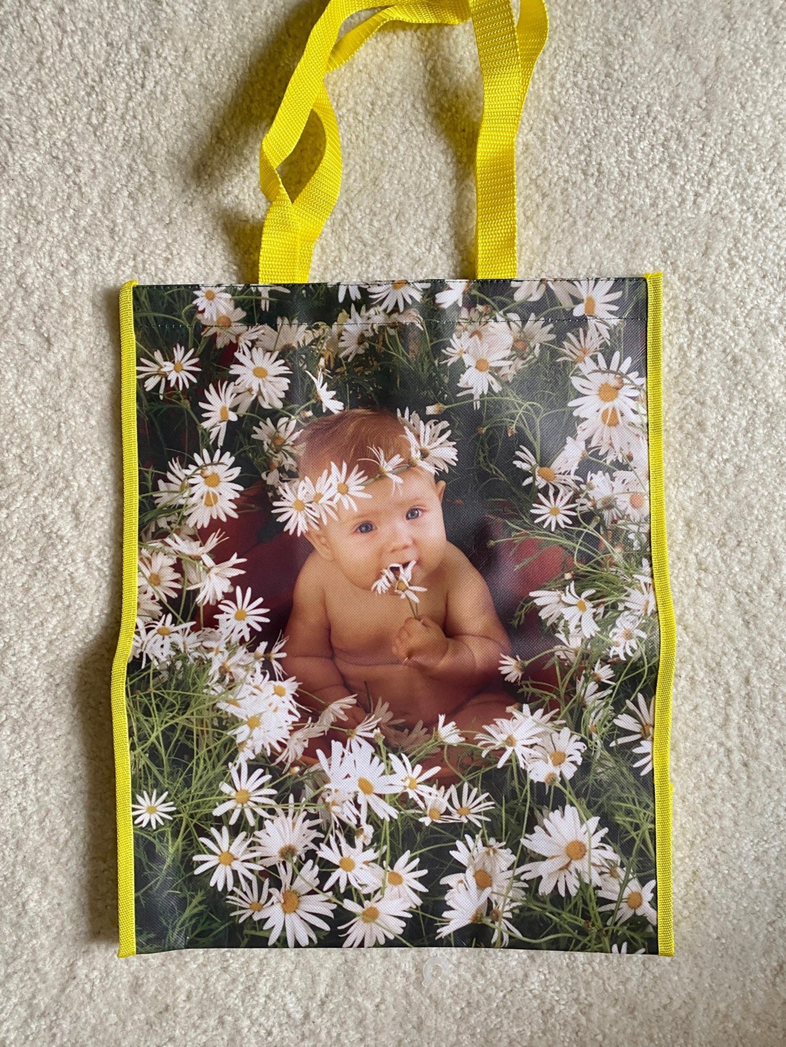 Anne Geddes flower Child Tote Bag
