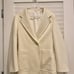 Women uniqlo u wool blend jersey jacket