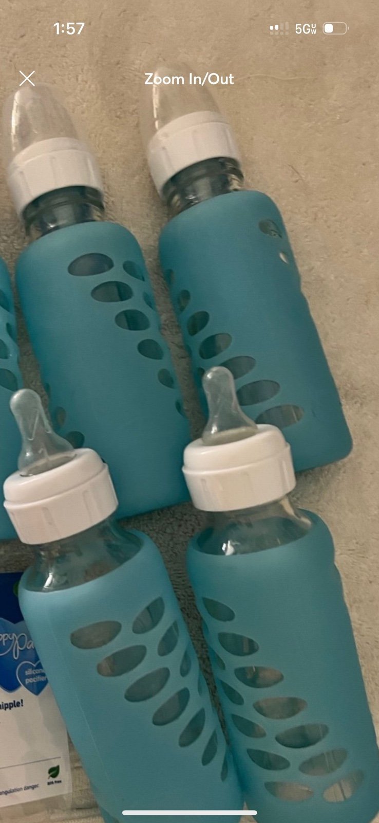 dr brown’s glass bottles silicone covers set of 4