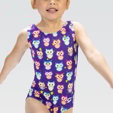 NWT gk elite GKids Night Owl Tank gymnastics dance Leotard #E4759 child's XS