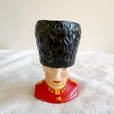 Antique Erphila Czech Pottery Figural Pitcher British Beefeater 1937 Czech 9.5