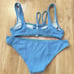 Solid & Striped X STAUD The Isabella Rib Bikini Blue M/L