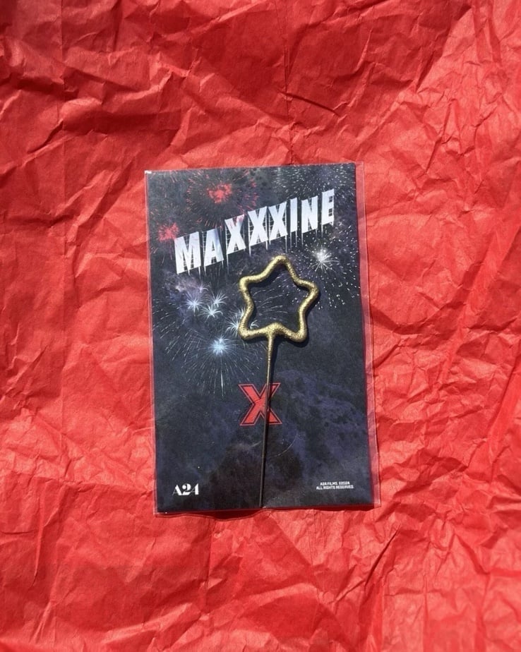 MAXXXINE Limited Edition sparkler A24 Promo Item 2024