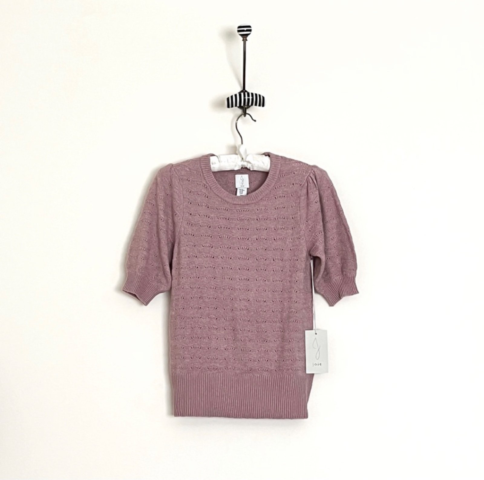 NWT Joie Short Sleeve Knit Sweater Top