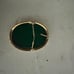 Authentic Genuine green agate Italian Blue Cameo