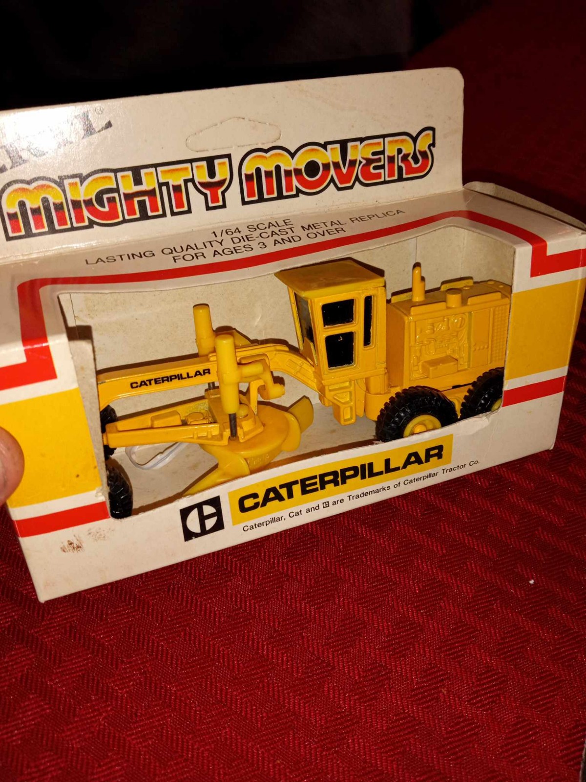 Diecast Caterpillar grader
