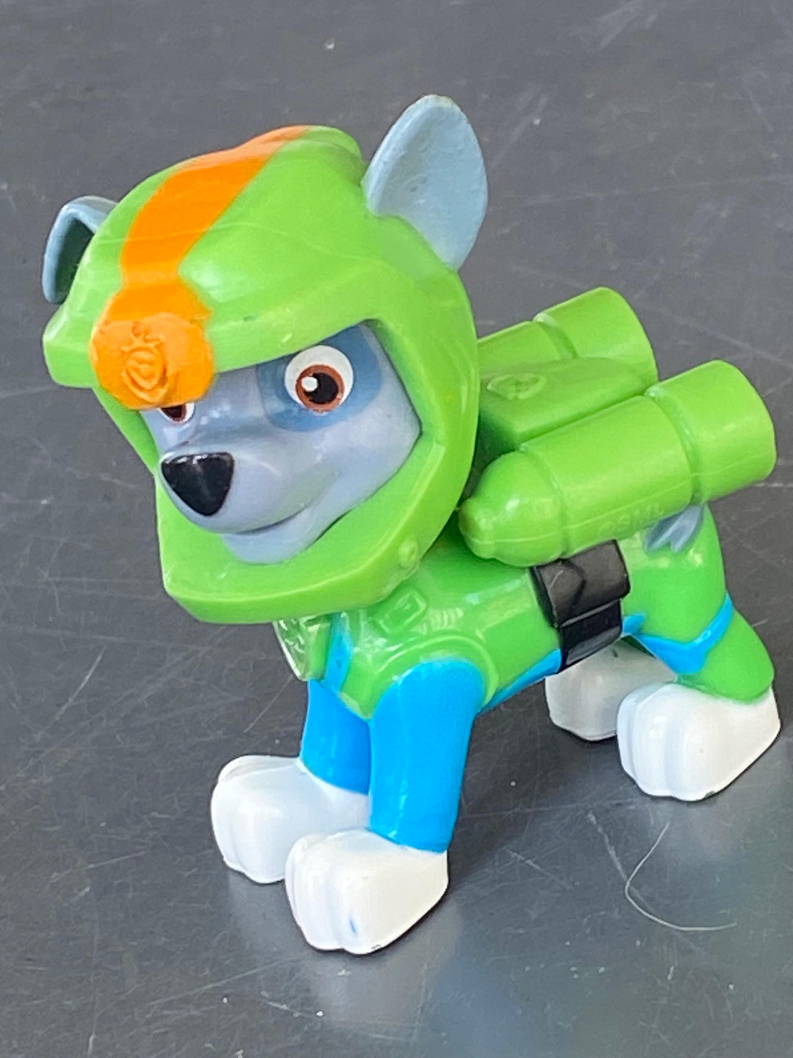 Nickelodeon Paw Patrol Rocky Jet Pack Toy Dog Action Figure