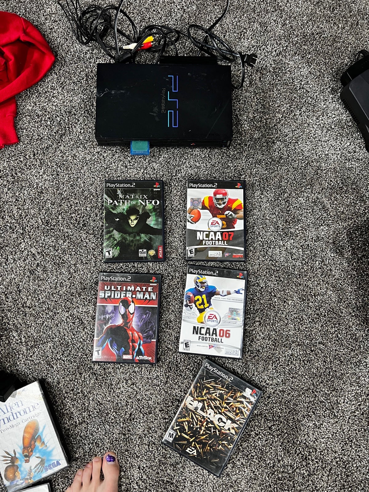 PlayStation 2 Console in Black with 8MB Memory Card